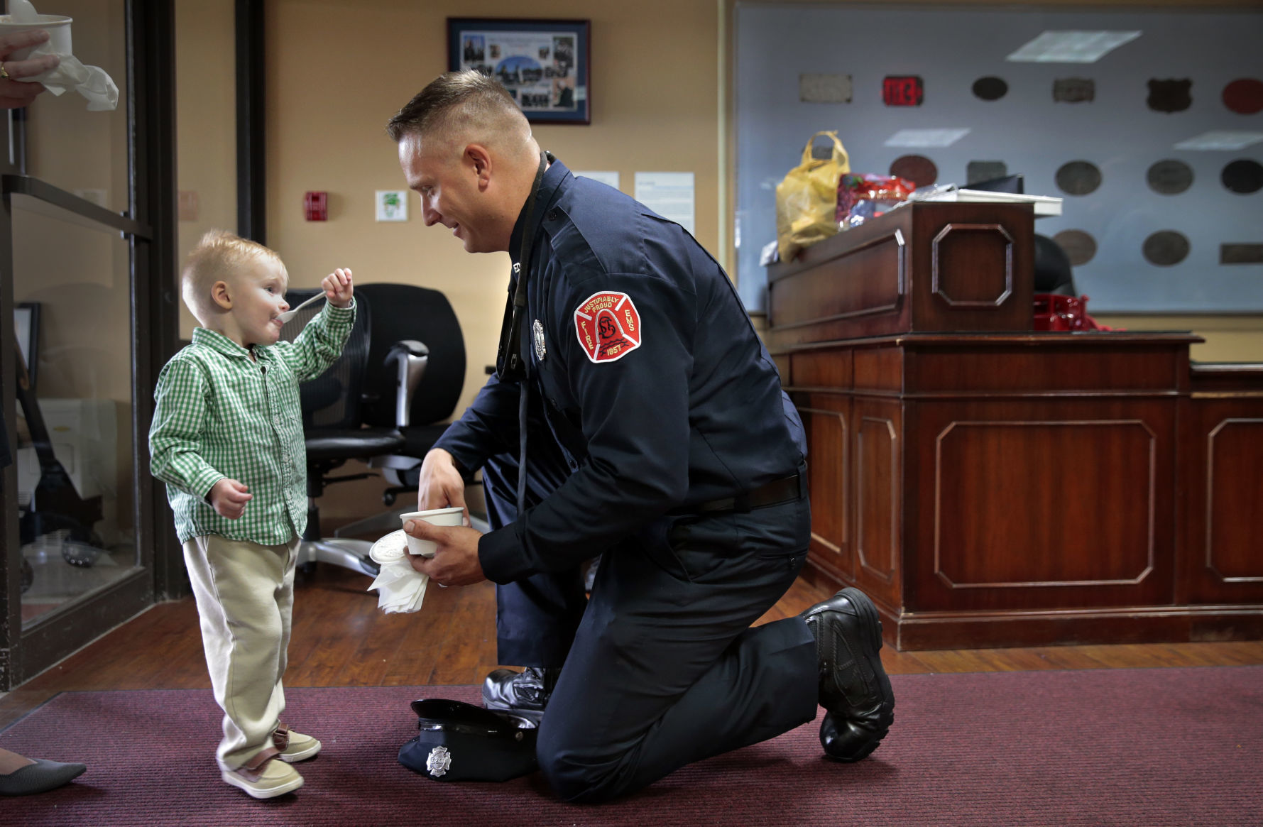 Firefighters honored for their rescue of four children